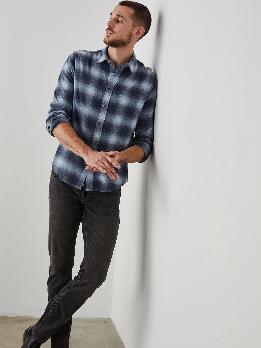 RAILS Lennox Shirt - Denim Shadow 7 RAILS Lennox Shirt - Denim Shadow - Image 5