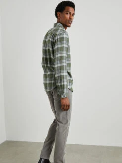 RAILS Lennox Shirt - Green Hollow 14 RAILS Lennox Shirt - Green Hollow -Benson Shop LENNOX GREENHOLLOWGREYMELANGE 1