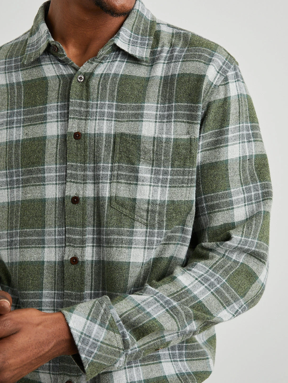 RAILS Lennox Shirt - Green Hollow 9 RAILS Lennox Shirt - Green Hollow - Image 7