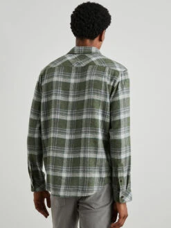 RAILS Lennox Shirt - Green Hollow 12 RAILS Lennox Shirt - Green Hollow -Benson Shop LENNOX GREENHOLLOWGREYMELANGE 7