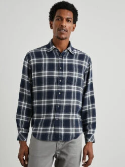 RAILS Lennox Shirt - Navy Cove