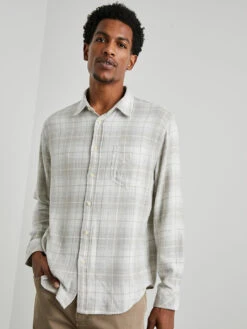 RAILS Lennox Shirt - Wheat Dove Melange