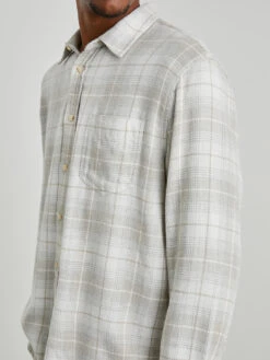 RAILS Lennox Shirt - Wheat Dove Melange -Benson Shop LENNOX WHEATDOVEMELANGE 2