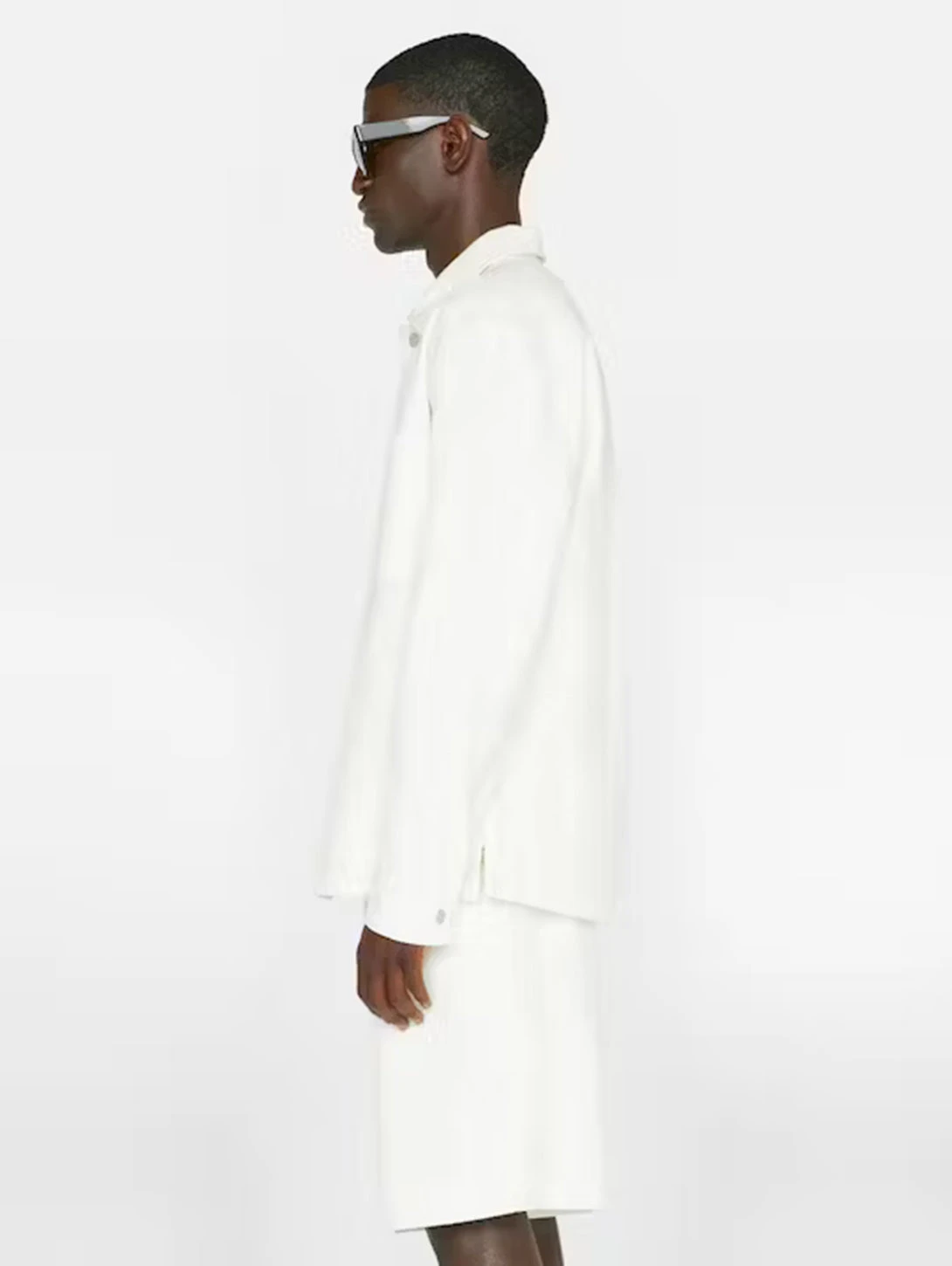 FRAME Relaxed Double Pocket Shirt - Off White 4 FRAME Relaxed Double Pocket Shirt - Off White - Image 2