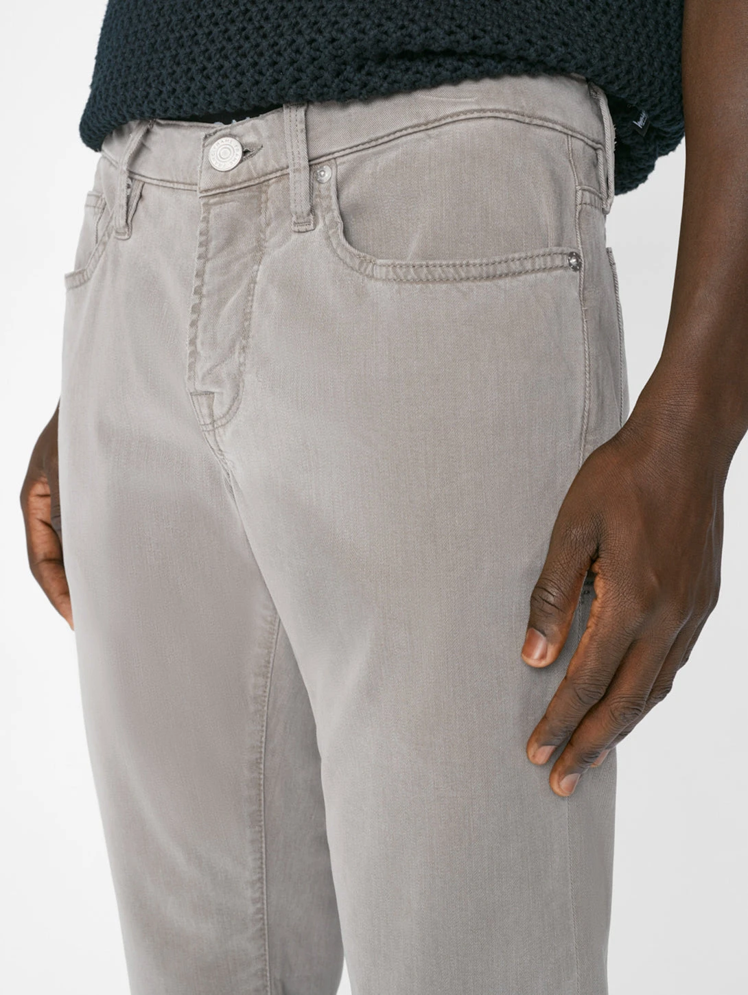 FRAME L'Homme Slim Pant - Stone Grey 7 FRAME L'Homme Slim Pant - Stone Grey - Image 5
