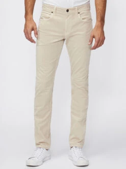 Paige Lennox Corduroy Pant - Ivory Cream