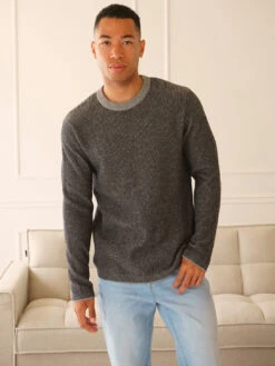 Benson Stanley Crewneck Sweater - Grey