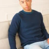 Benson Stanley Crewneck Sweater - Navy Teal 2 Benson Stanley Crewneck Sweater - Navy Teal -Benson Shop MLB08NAVY TEALC