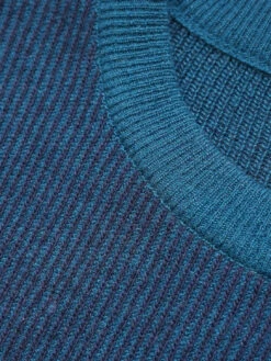 Benson Stanley Crewneck Sweater - Navy Teal 15 Benson Stanley Crewneck Sweater - Navy Teal -Benson Shop MLB08TEAL NAVYC