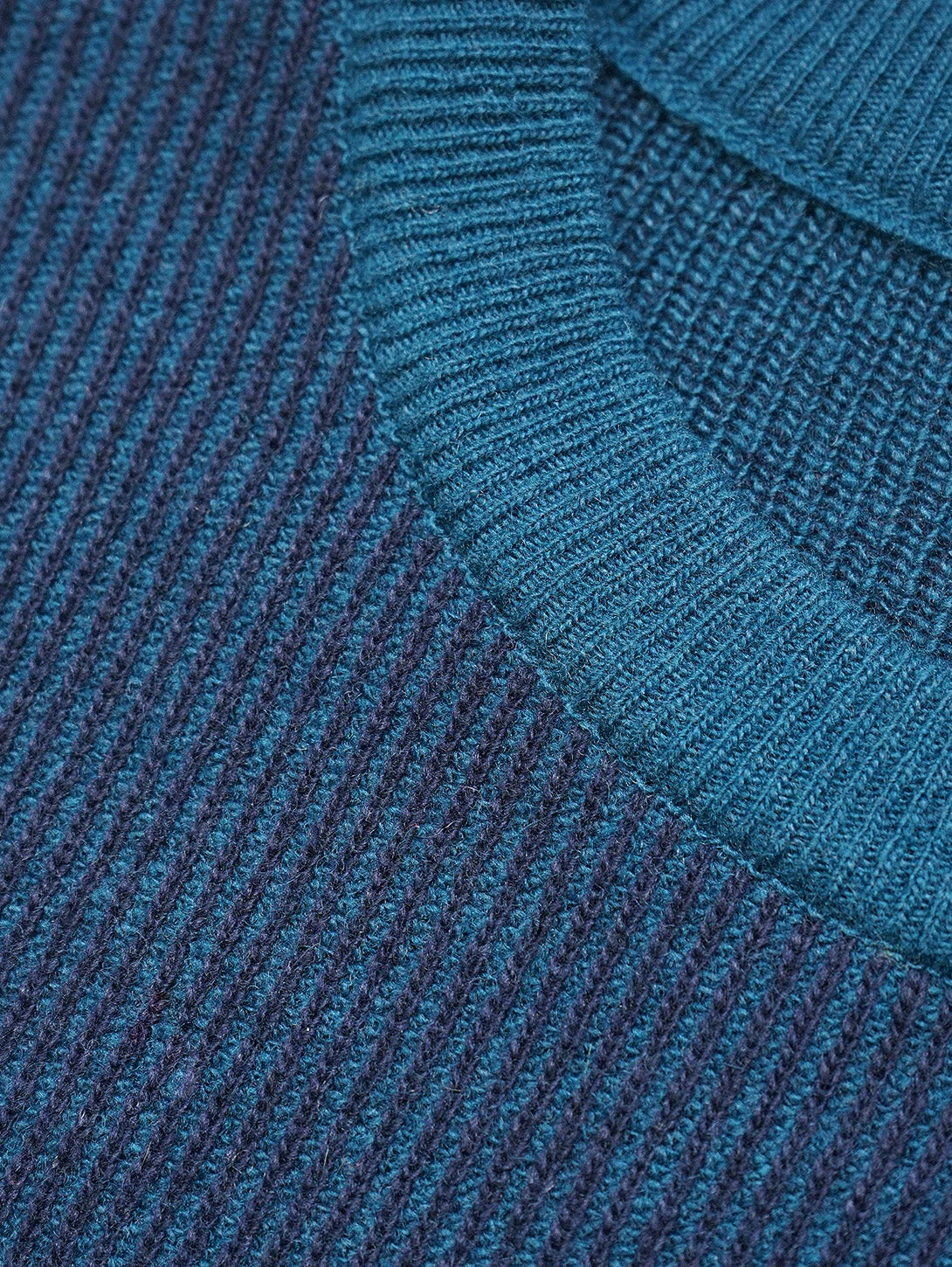 Benson Stanley Crewneck Sweater - Navy Teal 9 Benson Stanley Crewneck Sweater - Navy Teal - Image 7