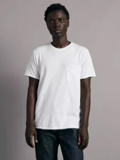 Rag & Bone Miles One Pocket Tee - White