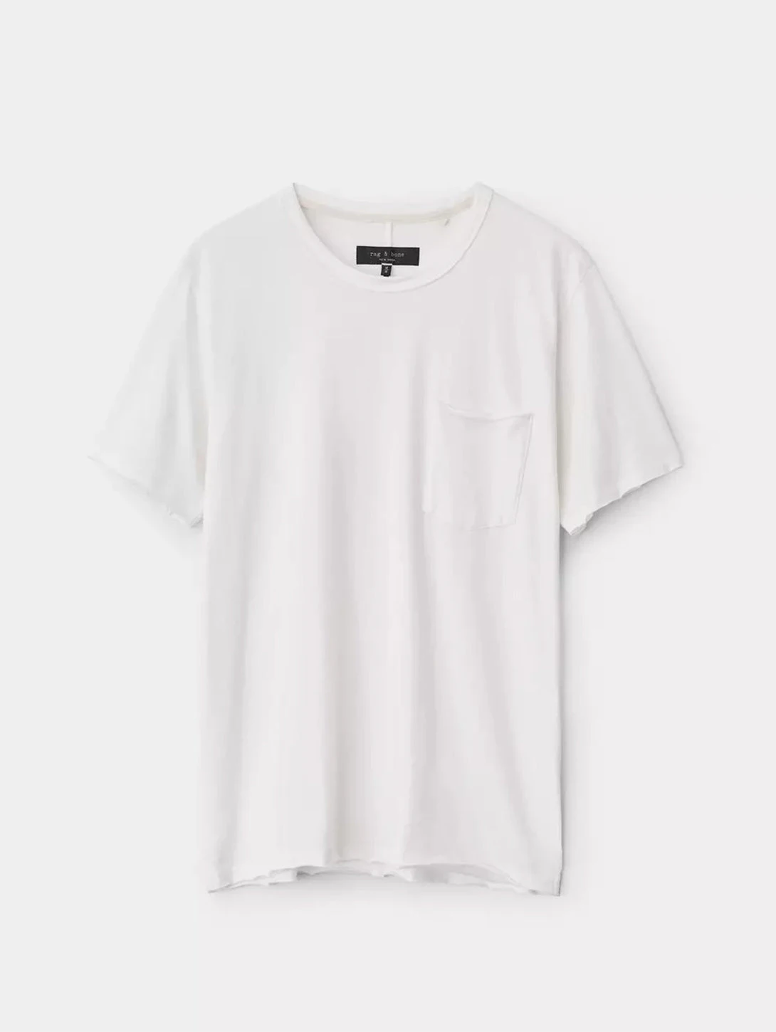 Rag & Bone Miles One Pocket Tee - White 8 Rag & Bone Miles One Pocket Tee - White - Image 6