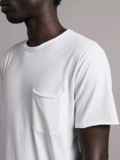 Rag & Bone Miles One Pocket Tee - White 12 Rag & Bone Miles One Pocket Tee - White -Benson Shop Miles Principal Jersey Tee 103 5