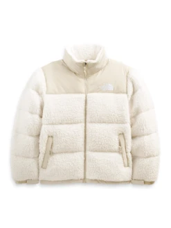 The North Face 1996 High Pile Nuptse Jacket - Gardenia White -Benson Shop NF0A5A84 4U0 altfront