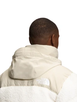 The North Face 1996 High Pile Nuptse Jacket - Gardenia White -Benson Shop NF0A5A84 4U0 modelhood4