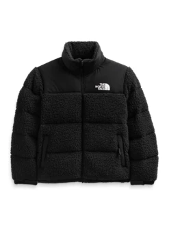 The North Face 1996 High Pile Nuptse Jacket - TNF Black -Benson Shop NF0A5A84 JK3 altfront