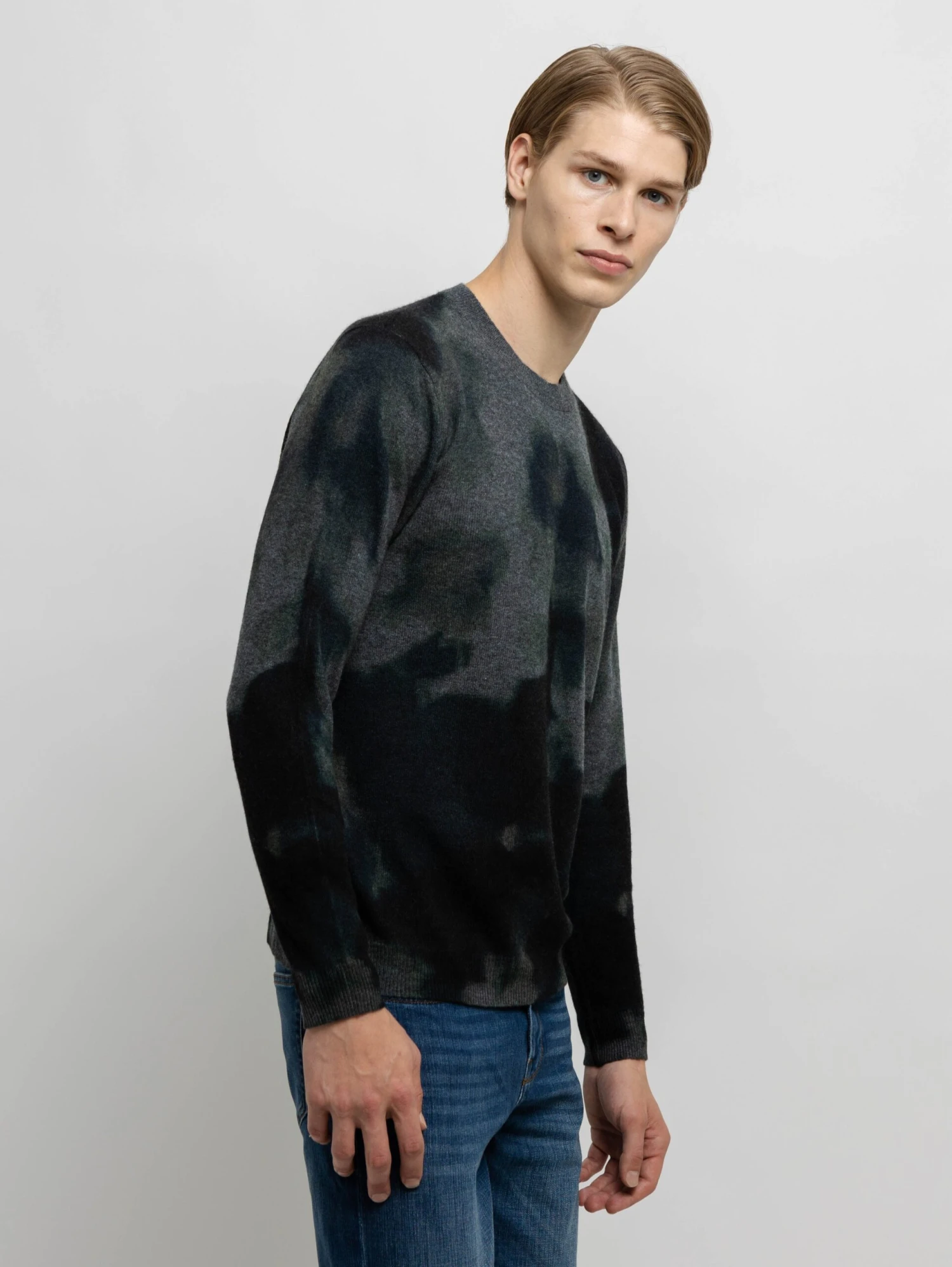 Watercolour Sweater - Blue Combo 4 Watercolour Sweater - Blue Combo - Image 2