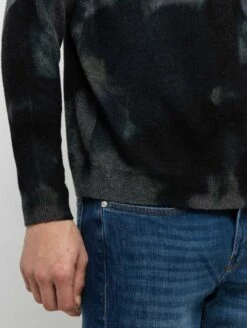 Watercolour Sweater - Blue Combo 9 Watercolour Sweater - Blue Combo -Benson Shop OTRMENECM 3904