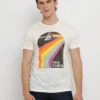 Pink Floyd Prism T-Shirt - Antique White -Benson Shop OTRMENECM 9393