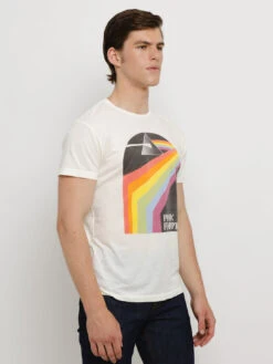Pink Floyd Prism T-Shirt - Antique White -Benson Shop OTRMENECM 9400