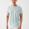 Short Sleeve Pima Spray Tee - Celery -Benson Shop P92C24 322 16676