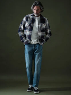 Whiting Shirt - Astro Navy Check