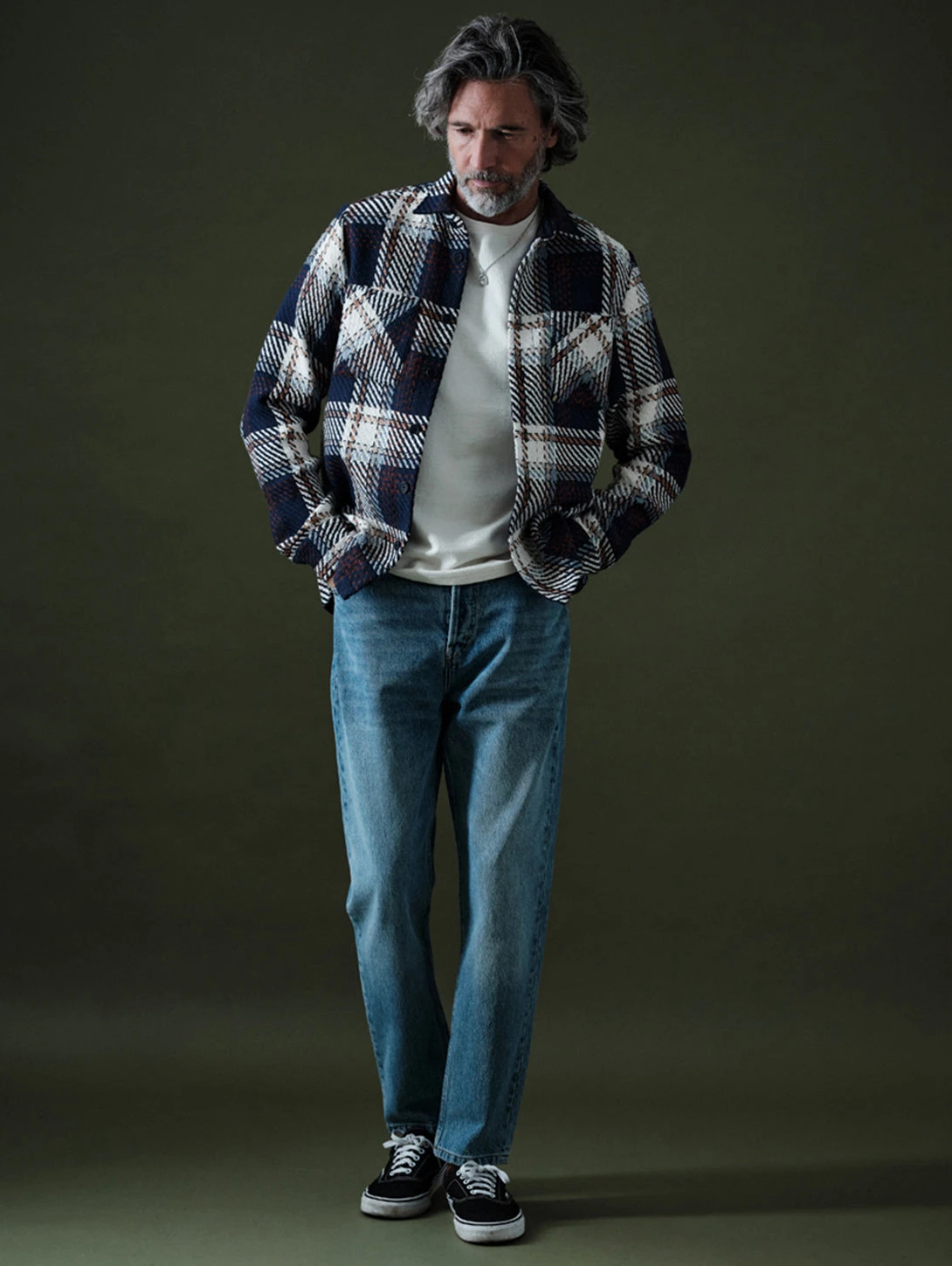 Whiting Shirt - Astro Navy Check 3 Whiting Shirt - Astro Navy Check