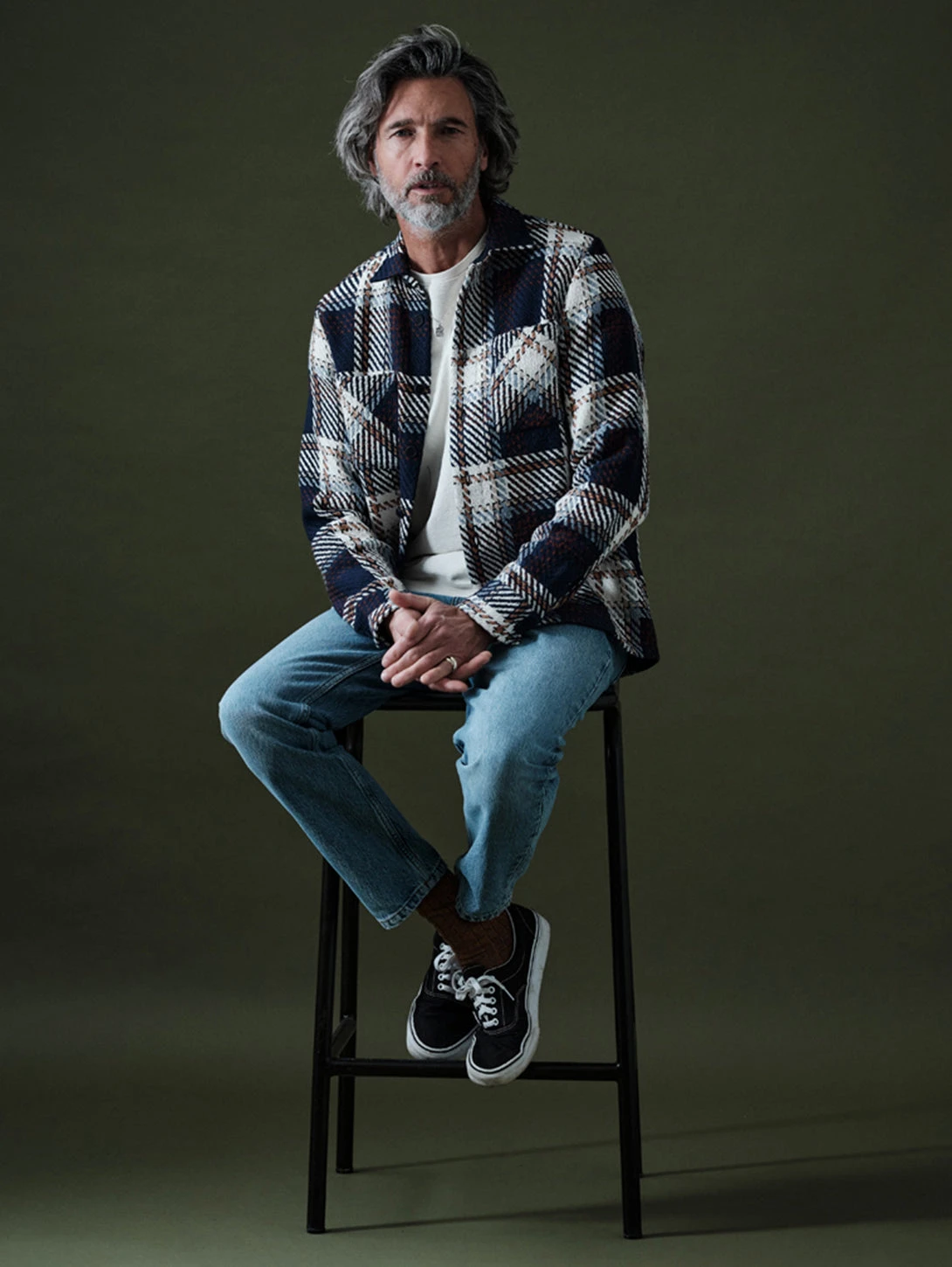 Whiting Shirt - Astro Navy Check 5 Whiting Shirt - Astro Navy Check - Image 3