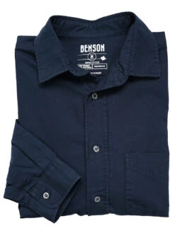 Benson Humphrey Oxford Shirt - Navy -Benson Shop SH01 ONAVYA 1