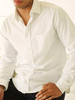 Benson Humphrey Oxford Shirt - White -Benson Shop SH01 OWHITEC