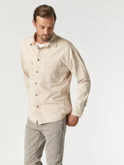 Mavi Stefan Shirt Jacket - Beige Natural -Benson Shop STEFAN 1