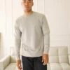Benson Whistler French Terry Sweatshirt - Light Grey 2 Benson Whistler French Terry Sweatshirt - Light Grey -Benson Shop SWF04 OLIGHTGREYA