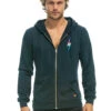 Bolt Zip Hoodie - Rainbow Pink