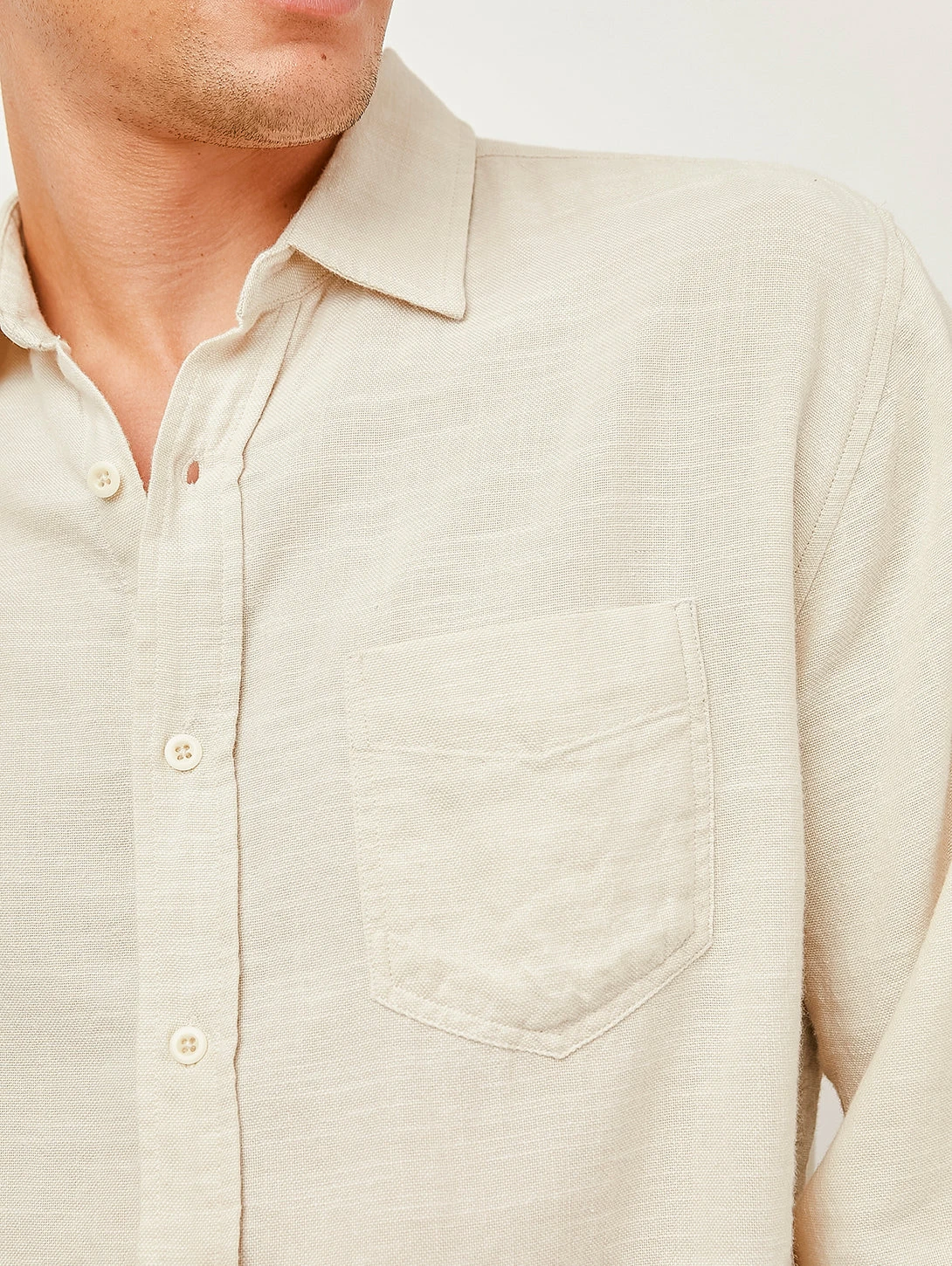 RAILS Wyatt Button Down Shirt - Hummus 5 RAILS Wyatt Button Down Shirt - Hummus - Image 3