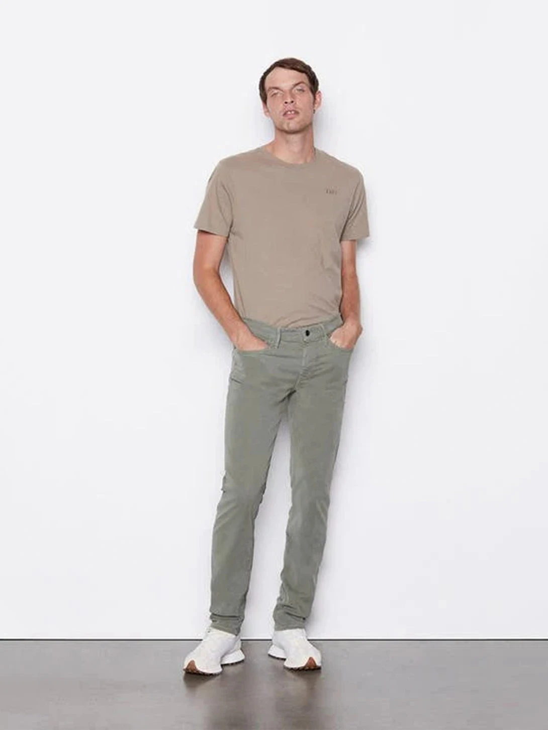 FRAME L'Homme Slim Pant - Washed Military 3 FRAME L'Homme Slim Pant - Washed Military