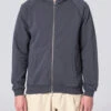 Long Sleeve Zip Hoodie - Blue Graphite -Benson Shop ZH bluegraphite 1