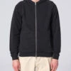 Long Sleeve Zip Hoodie - Caviar -Benson Shop ZH caviar 1