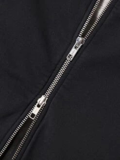 Long Sleeve Zip Hoodie - Caviar -Benson Shop ZH caviar 10