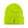 Bolt Full Rib Beanie - Neon Yellow