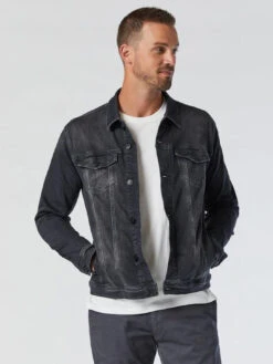 Mavi Drake Denim Jacket - Dark Smoke Athletic