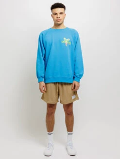 Parrots Crew Neck Sweatshirt - Electric Blue 9 Parrots Crew Neck Sweatshirt - Electric Blue -Benson Shop ecommmensisaac 004