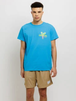 Parrots T-Shirt - Faded Electric Blue