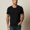 Velvet Amaro Slub Short Sleeve T-Shirt - Black -Benson Shop ezgif.com gif maker 1 8a4be561 6551 44ce 8146 e1702bb4b08f