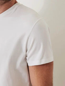 Iconic Pima Stretch V-Neck T-Shirt -Benson Shop ezgif.com gif maker 20 4f4ff0b0 8e1e 4213 b07a 99cabf69436e