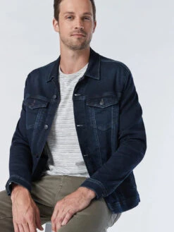 Mavi Drake Denim Jacket - Ink Brooklyn -Benson Shop ezgif.com gif maker 6 FINISHED