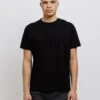 Short Sleeve High Crew Tee - Black