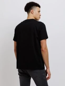 Short Sleeve High Crew Tee - Black -Benson Shop isaccmecompatrick 6