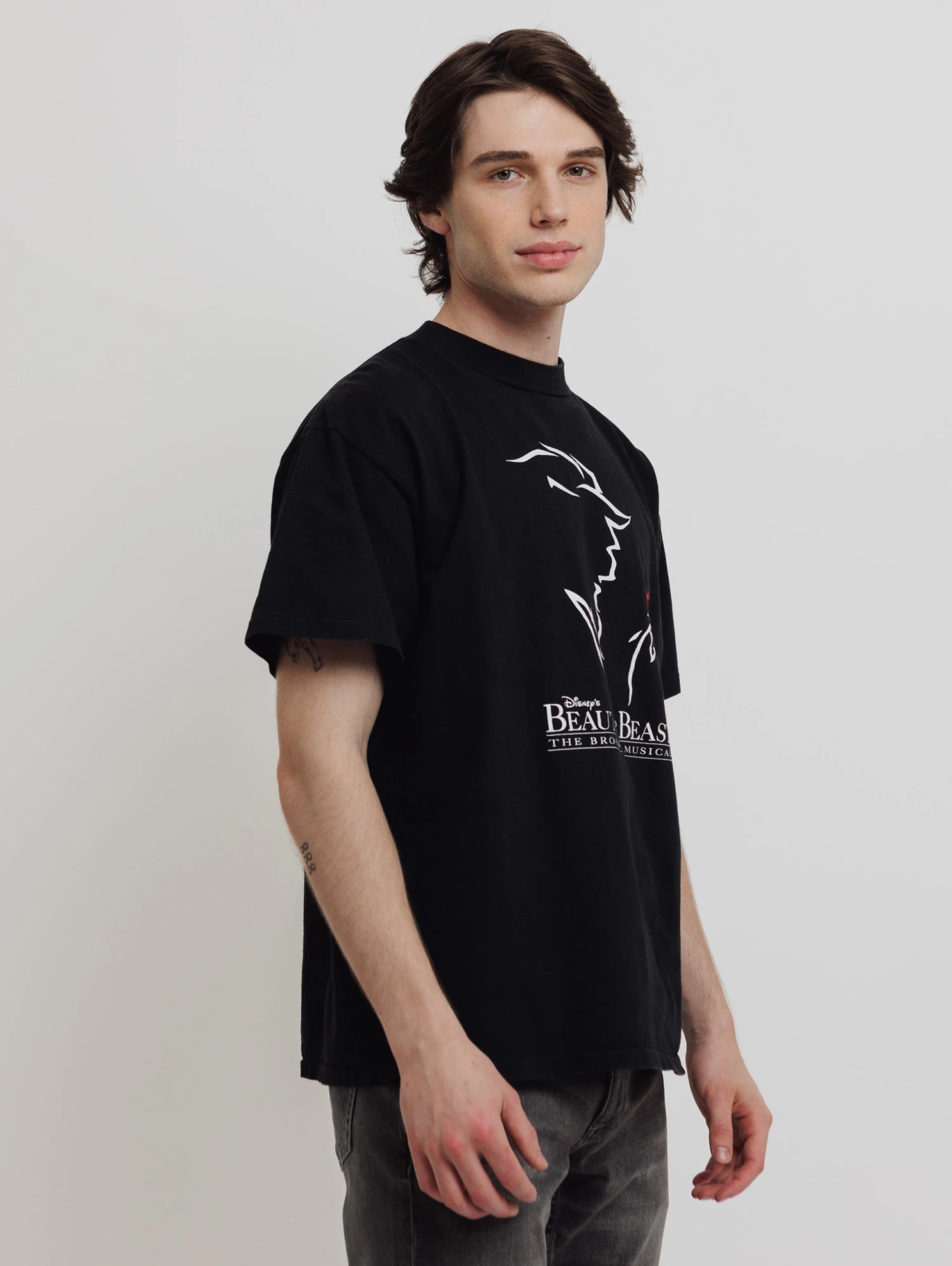 Vintage 1990s Beauty & The Beast Musical T-Shirt 4 Vintage 1990s Beauty & The Beast Musical T-Shirt - Image 2