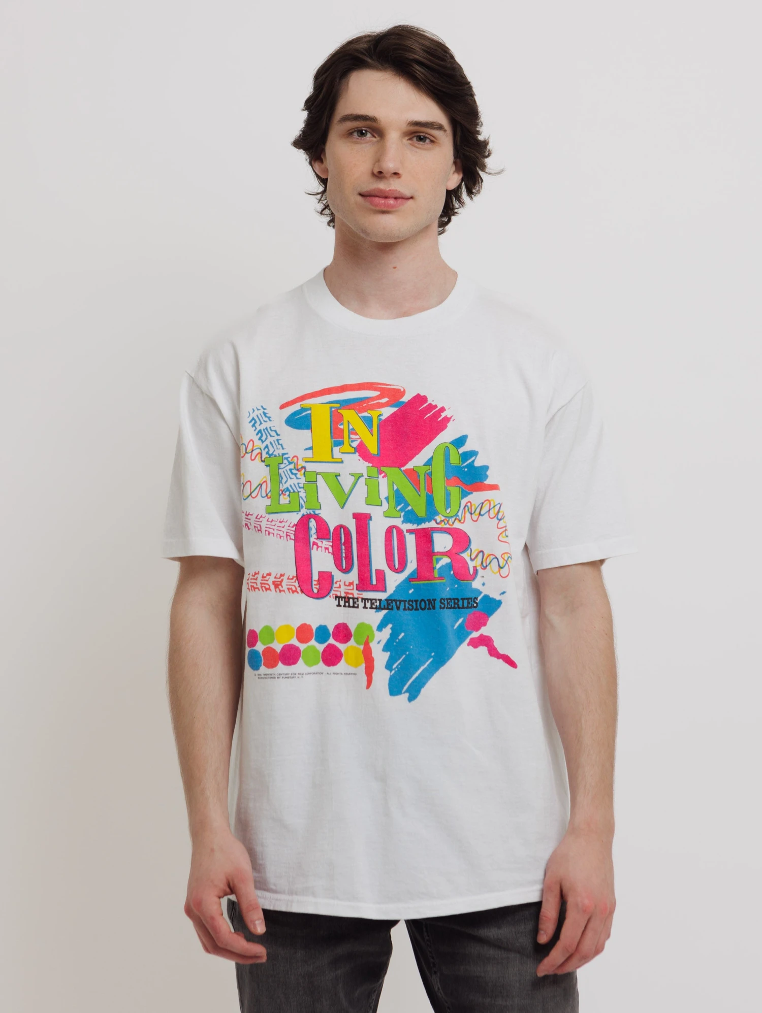 Vintage 1990's In Living Colour TV Logo T-Shirt 3 Vintage 1990's In Living Colour TV Logo T-Shirt