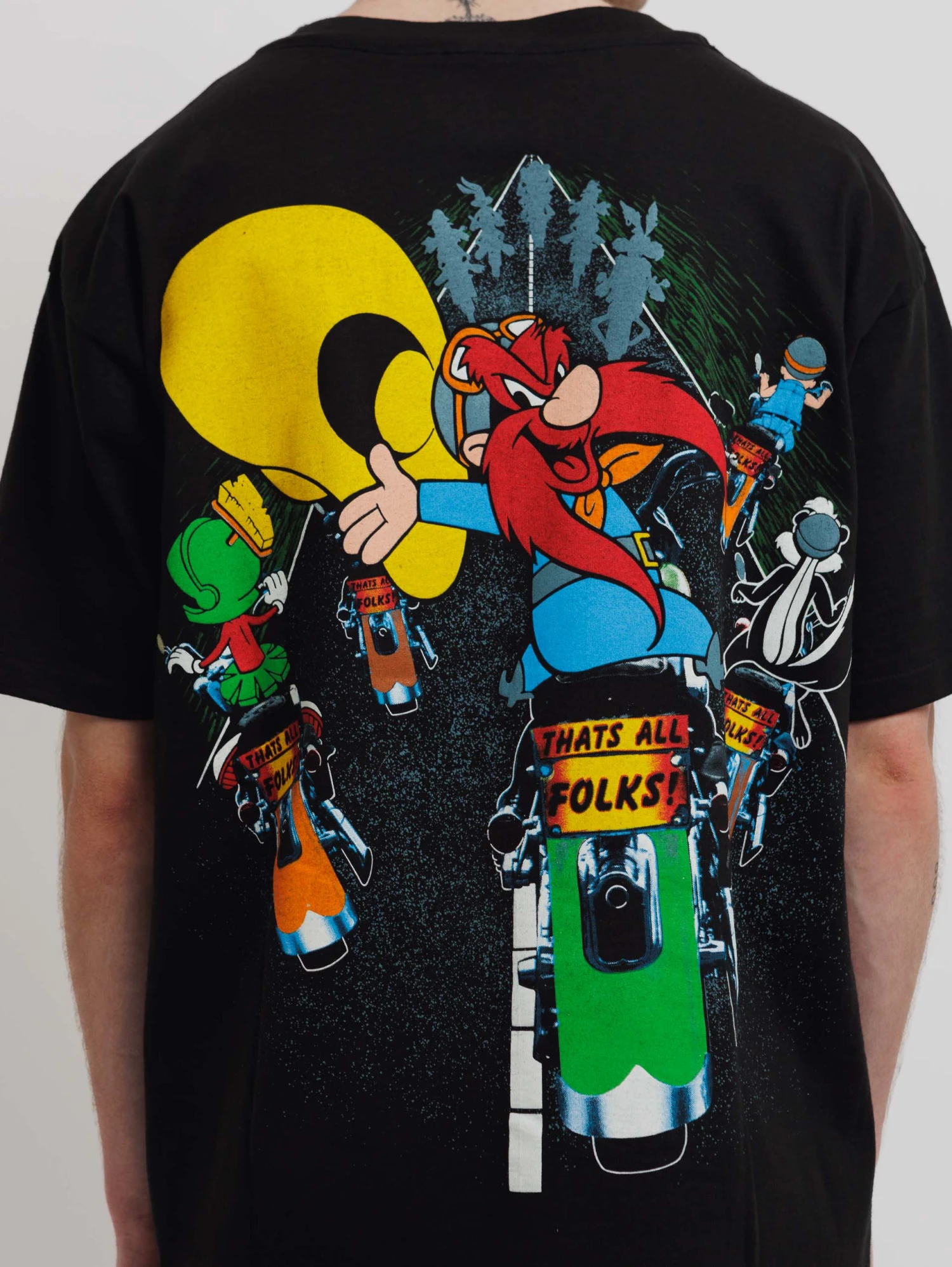 Vintage 1993 Looney Tunes Motor Gang T-Shirt 6 Vintage 1993 Looney Tunes Motor Gang T-Shirt - Image 4